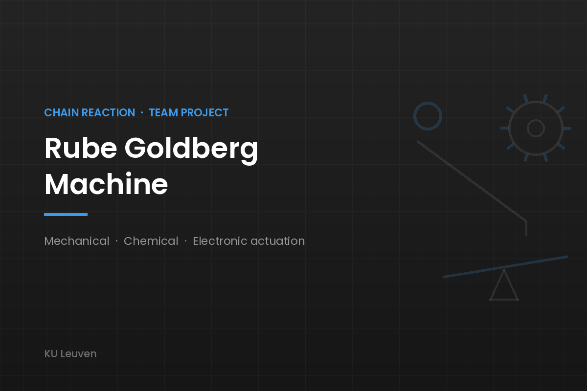 Rube Goldberg machine